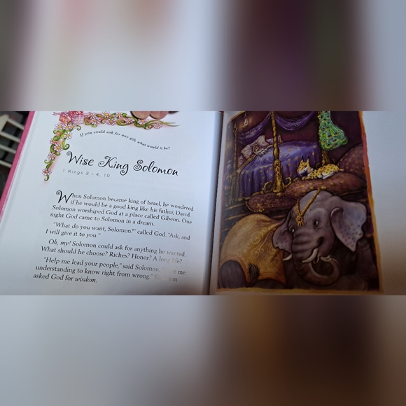 Sweetest Story Bible Sweet Thoughts and Sweet Words for Little Girls Cd's & Book - Picture 5 of 5